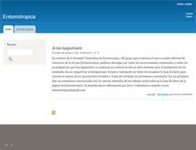 Tablet Screenshot of entomotropica.org
